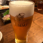 Aka Mame - 生ビール（エビス）