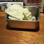 串かつ　でんがな - お通しのキャベツ ♪