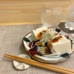 叙序圓 - 烏骨鶏のピータン豆腐（夜メニュー）