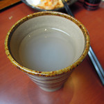 そば香房 佐吉 - そば焼酎蕎麦湯割り448円(税別)