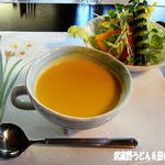 洋食 川里庵 - 2012年2月　カボチャのポタージュ