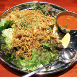 タンドールバル カマルプール - ラムチャーハン(1200円)とラッサムスープ(300円)