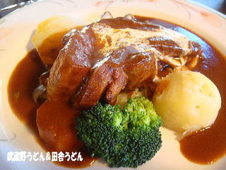 洋食 川里庵 - 2012年2月　豚バラ肉のカルボナード