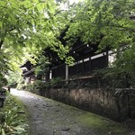 湯元 長座 - 夜中の大雨が止んだ早朝の景色