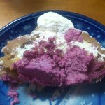 パティスリーシイヤ - ナント、モンブランの中にはカシスのメレンゲが・・・