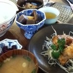 花里ウィズアポア - 週替わりランチ☆生姜焼き