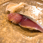 うを徳 - 東京湾の〆鯖のにぎり