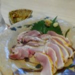 岡べろべっろ - 京美白鶏の刺身