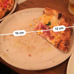 築地トゥットベーネ - 直径を取り忘れたので食べかけでなんとなく