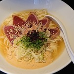 鶏そば・ラーメン Tonari - 戻り鰹の冷やしごまだれあえそば 1,000円