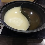 しゃぶ葉 - コーンスープ豆乳ダシ
