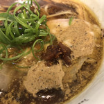 Japanese Soba Noodles 蔦 - モリーユ茸とポルチーニ茸のソースにフィグのコンポート