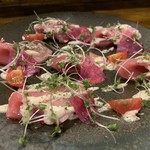 MILLE FIORI - 本マグロのカルパッチョ（￥1400）