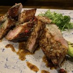 MILLE FIORI - 塩漬け豚バラ肉のグリル ポルケッタ マスタードソース（￥1700）