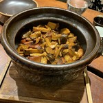 傳 - きのこの土鍋炊きご飯　シェフどり