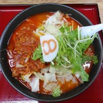 ８番らーめん - 野菜トマトラーメン＆野菜トッピング