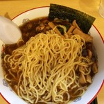 麺屋 かしん - 自家製（恐らく）によく合う麺