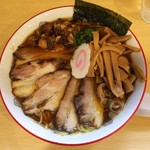Menya Kashin - チャーシュー麺大盛り（トッピングメンマ）1050円