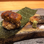 丸新 - 天然鰻の焼おにぎりと握り