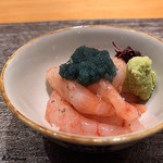 丸新 - 南蛮海老の造り