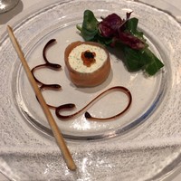 ビストリア ギャッツビー - サーモンとフロマージュブラン。