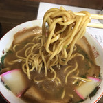 山為食堂 - 和歌山中華そばで珍しい太麺