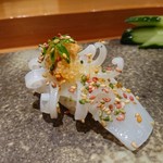 天寿し - 赤イカ