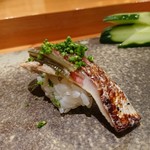 天寿し - 〆サバ