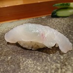天寿し - ヒラメ