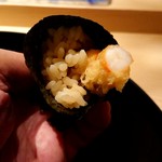 にい留 - 車海老の天風良の手巻き