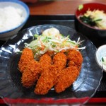 江戸家 - カキフライ定食