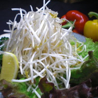 シャキシャキ生もやしサラダ