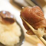 本気焼肉 肉とめし 肉寿司 - 肉巻き