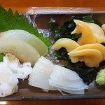 よね吉 - 蛸、鮃昆布〆、赤烏賊、青柳