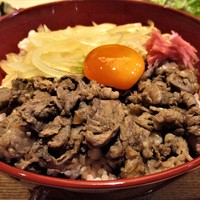 さんぽう西村屋 本店 - この牛丼は邪道だと思う。味が濃い過ぎるな