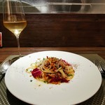 創作イタリアン Gemelli - 羊の挽き肉とエリンギ　バターパルミジャーノスパゲッティーニ