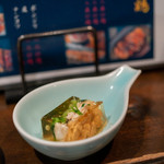 比内地鶏本格焼酎 海舟 - 2019.8 ササミのゼリー寄せ（お通し）