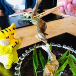 徳山鮓 - にゅんさんの鮎リフト撮影に…