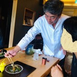 徳山鮓 - な、なんと、徳山氏がアシスト＼(◎o◎)／！