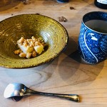 徳山鮓 - アイス（鮒ずしの飯仕様）のクランブルがけ