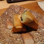 吉い - 水茄子と昆布の春巻き