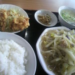 中国料理 同楽縁 - 白菜くずきり定食 630円