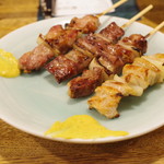 Yakitorinoippei - 精肉、シロ、タン、ハツ