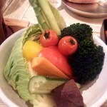 トロバコ - バーニャカウダ野菜.JPG