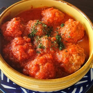 Ginza master's albondigas (meatballs stew in tomato)