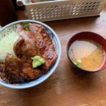 Bonten Gyokou - 【炭火焼豚丼…700円】2019/8