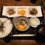 橙凛 - 朝締め鯛の旨味醤油漬け　提供時(19-09)