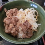 焼肉弁当カルビ亭 - ミニカルビ丼