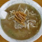 かつ平 - みそ味ラーメンのアップ