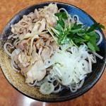 山形田 - 蔵王冷やし　地鶏蕎麦(960円)